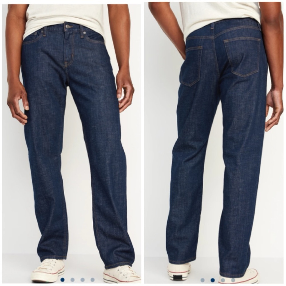 NWOT Old Navy Loose Built-In Flex 30x30 Jeans in Dark Wash